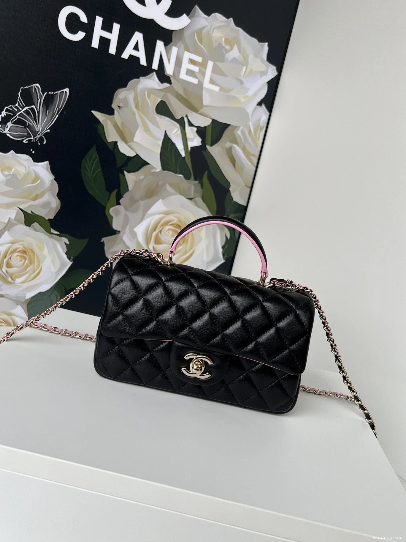 Hyper Peter FLAP TOP HANDLE-20*12*6cm WITH CHANEL BAG 0713